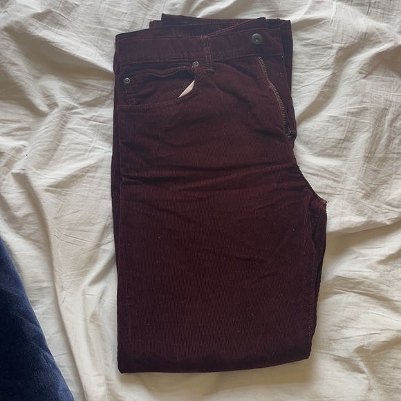 J. Crew Corduroy Pants (Maroon) - Picture 2 of 2